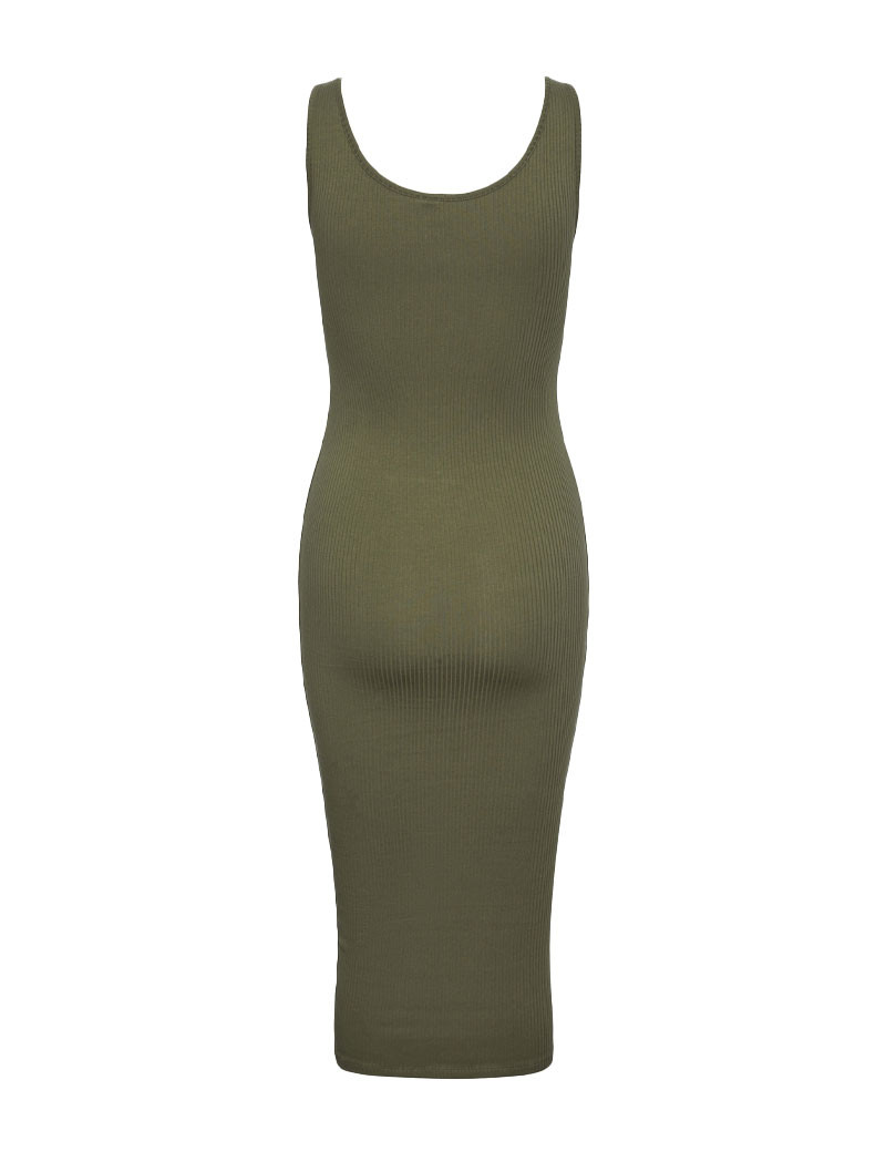 PIECES ROBE LONGUE KITTE KAKI