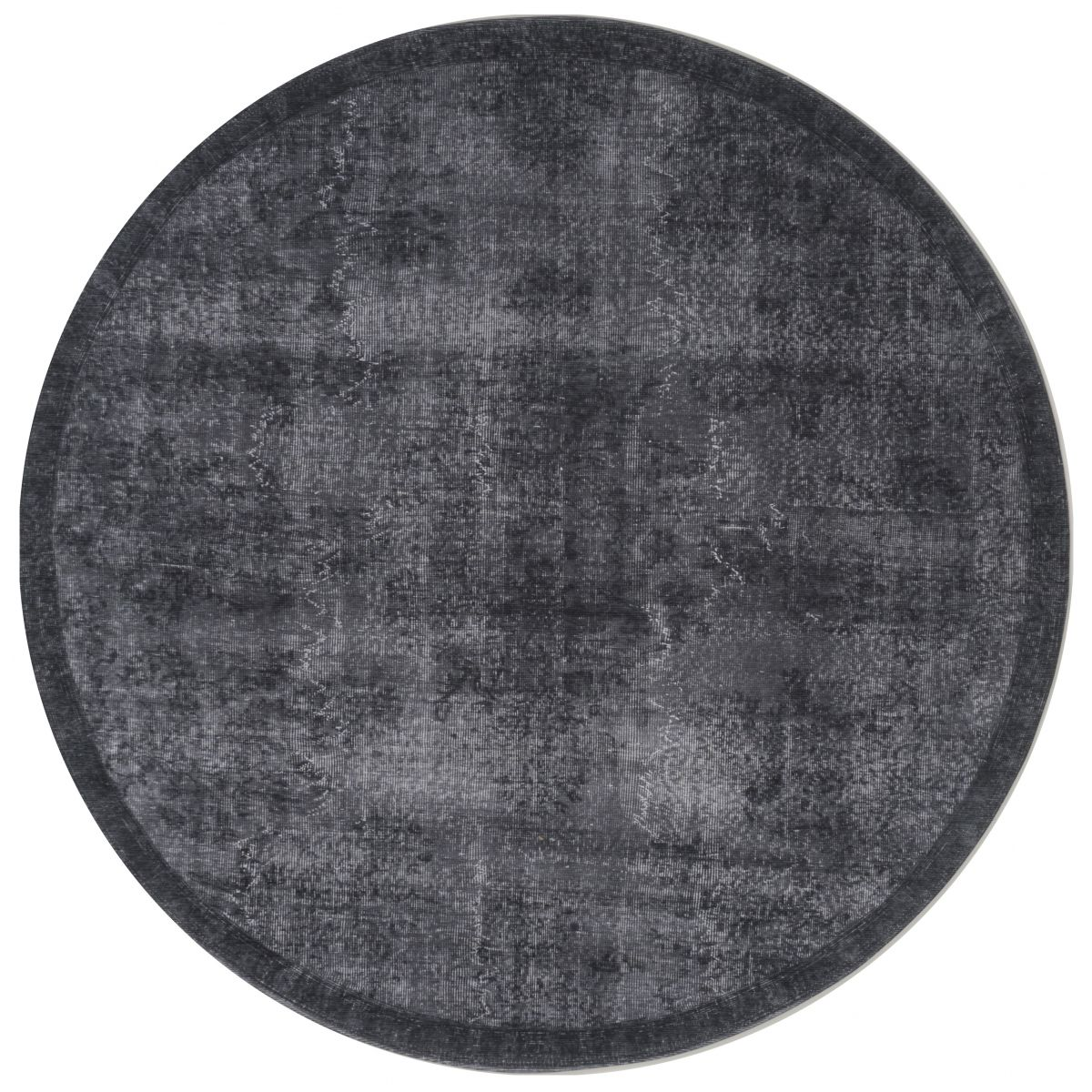 Vloerkleed Yves Antraciet Rond ø160 cm ø160 cm