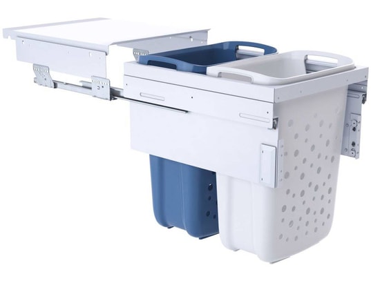 MSA - Panier à linge coulissant Systéme paniers à linge 2x33L