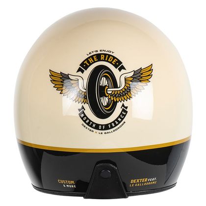 Casque Dexter ELEMENT HIGHWAY59 - Beige / Noir