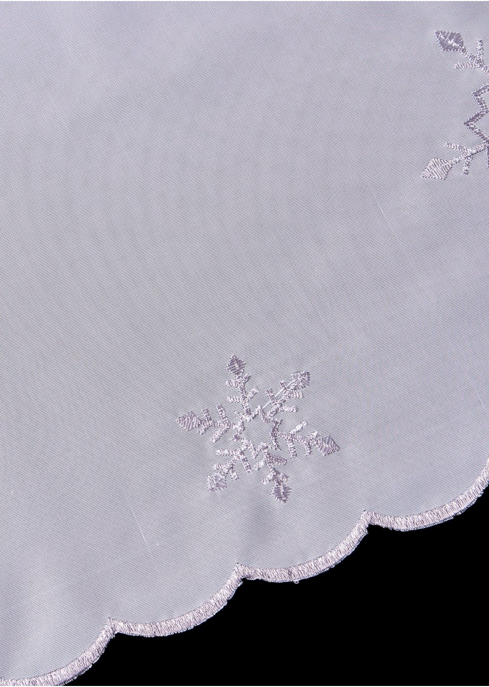Brise-bise avec broderie flocons de neige