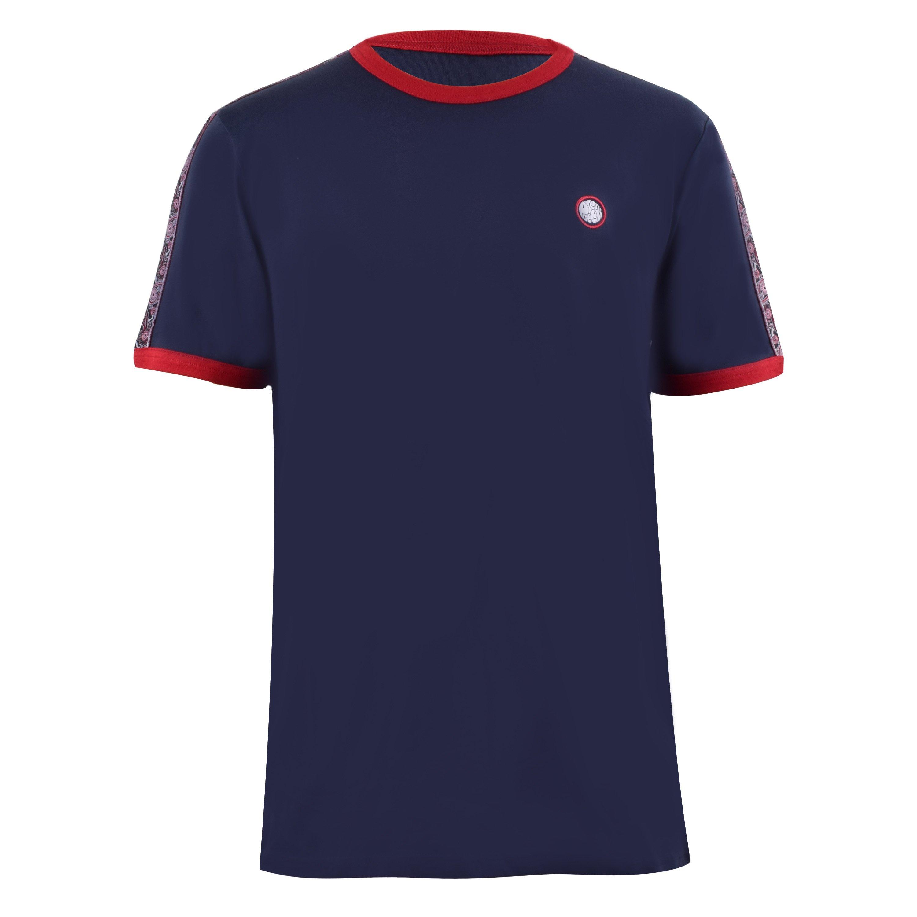 Pretty Green PG Eclipse Tape T Shirt Mens
