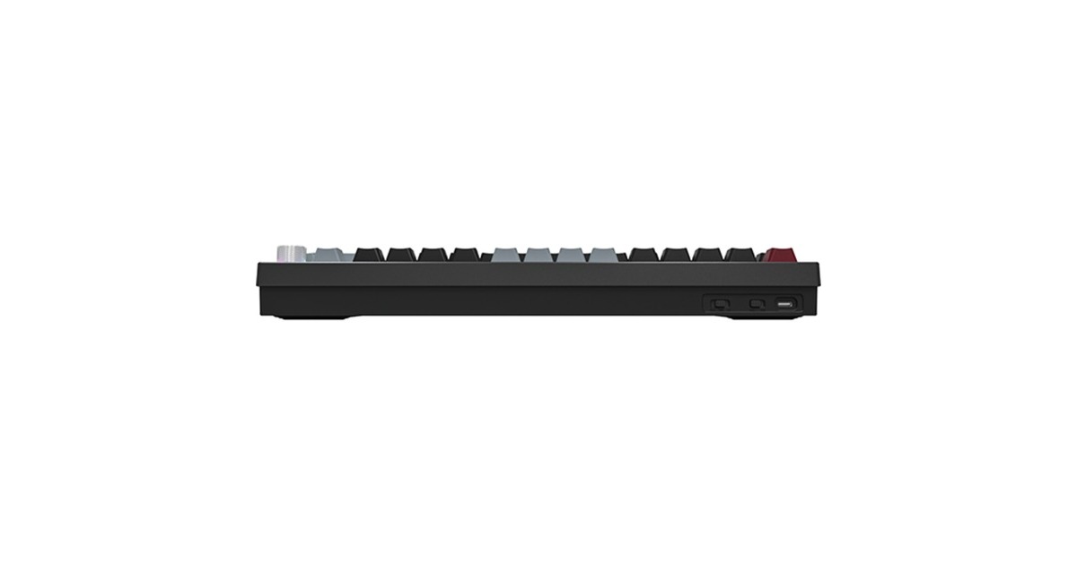 MontechMkey Pro Darkness, toetsenbord  (Zwart, US lay-out, Gateron G Pro Brown, 75%, Hot-swappable, RGB, Double-Shot PBT, USB-C / 2.4 GHz / Bluetooth 5.2)
