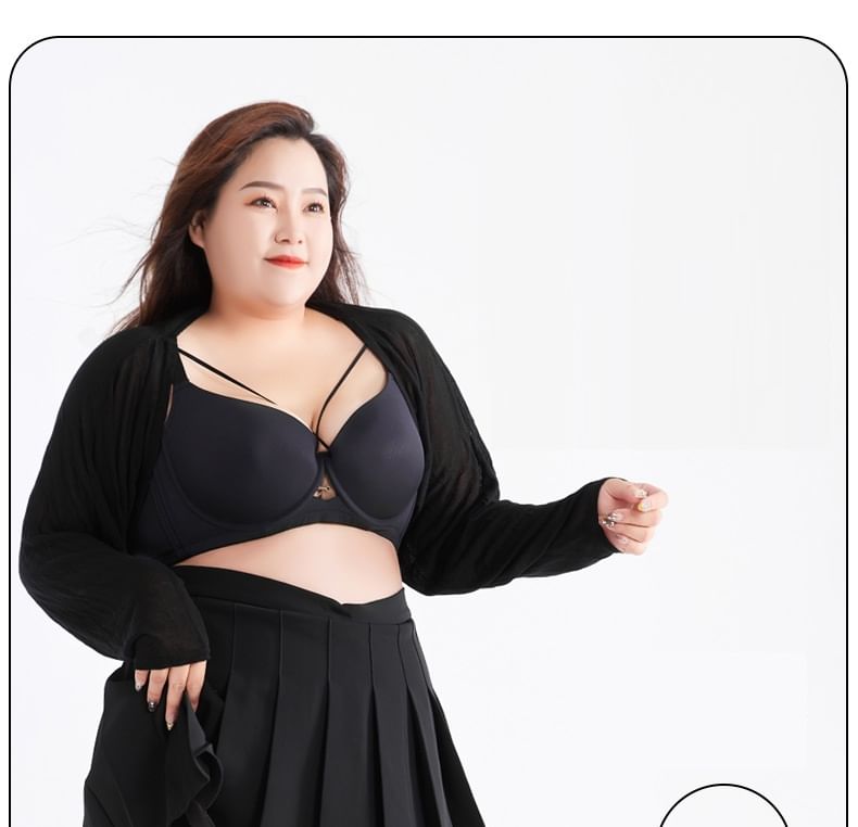 uliaque - Plus Size Fleece Gevoerde Overknee Kousen