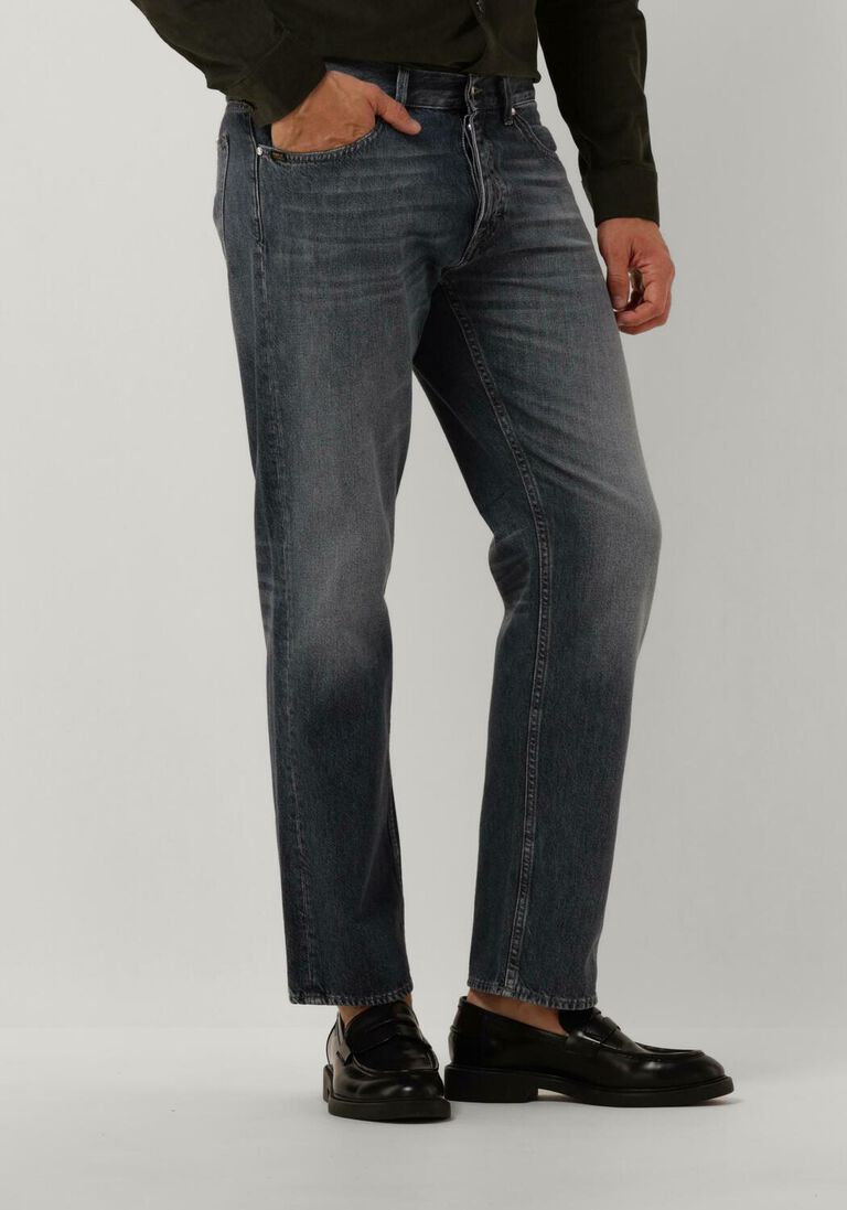 TIGER OF SWEDEN donkergrijze tiger of sweden straight leg jeans marty