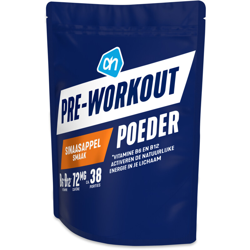 AH Pre-workout poeder sinaasappel smaak