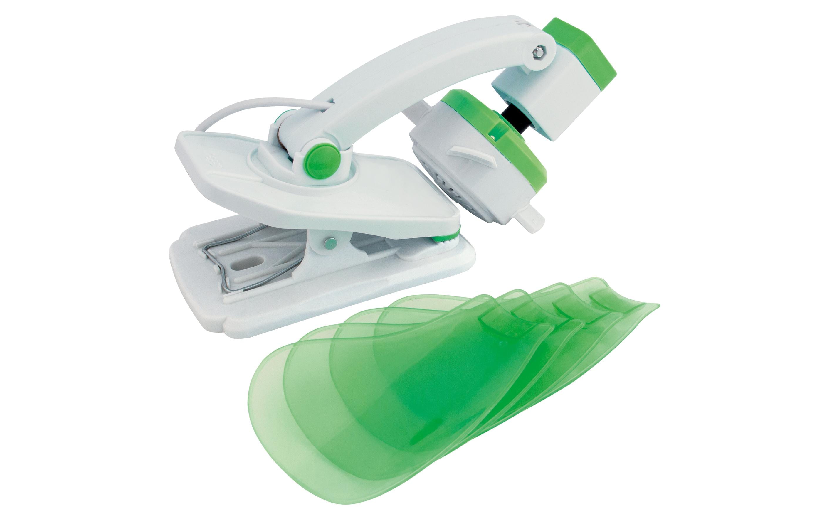 Klammer-Ventilator 230 Volt Grün/WeissFaltbarer Ventilator