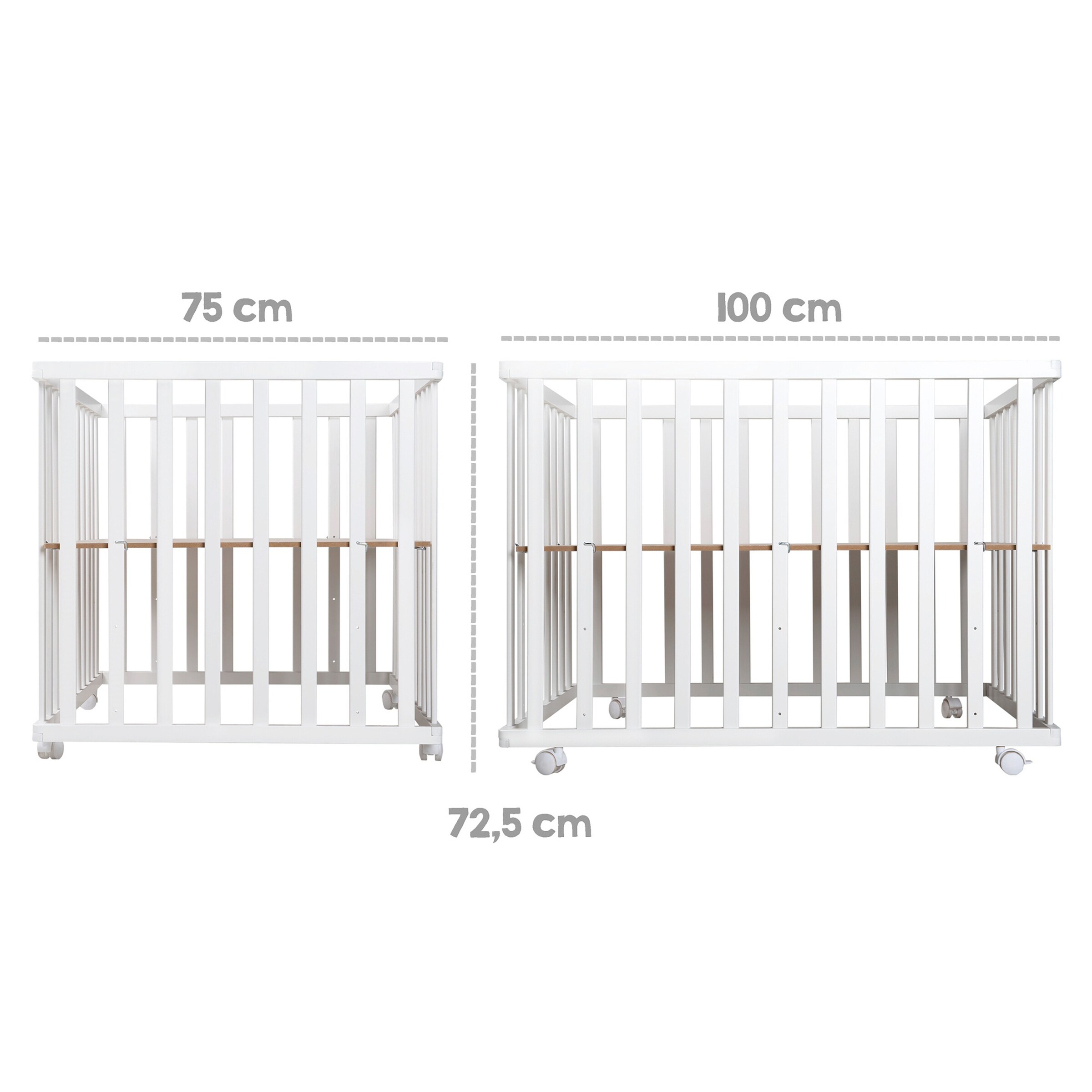 roba Set Laufgitter inkl. Matratze roba Style grau
