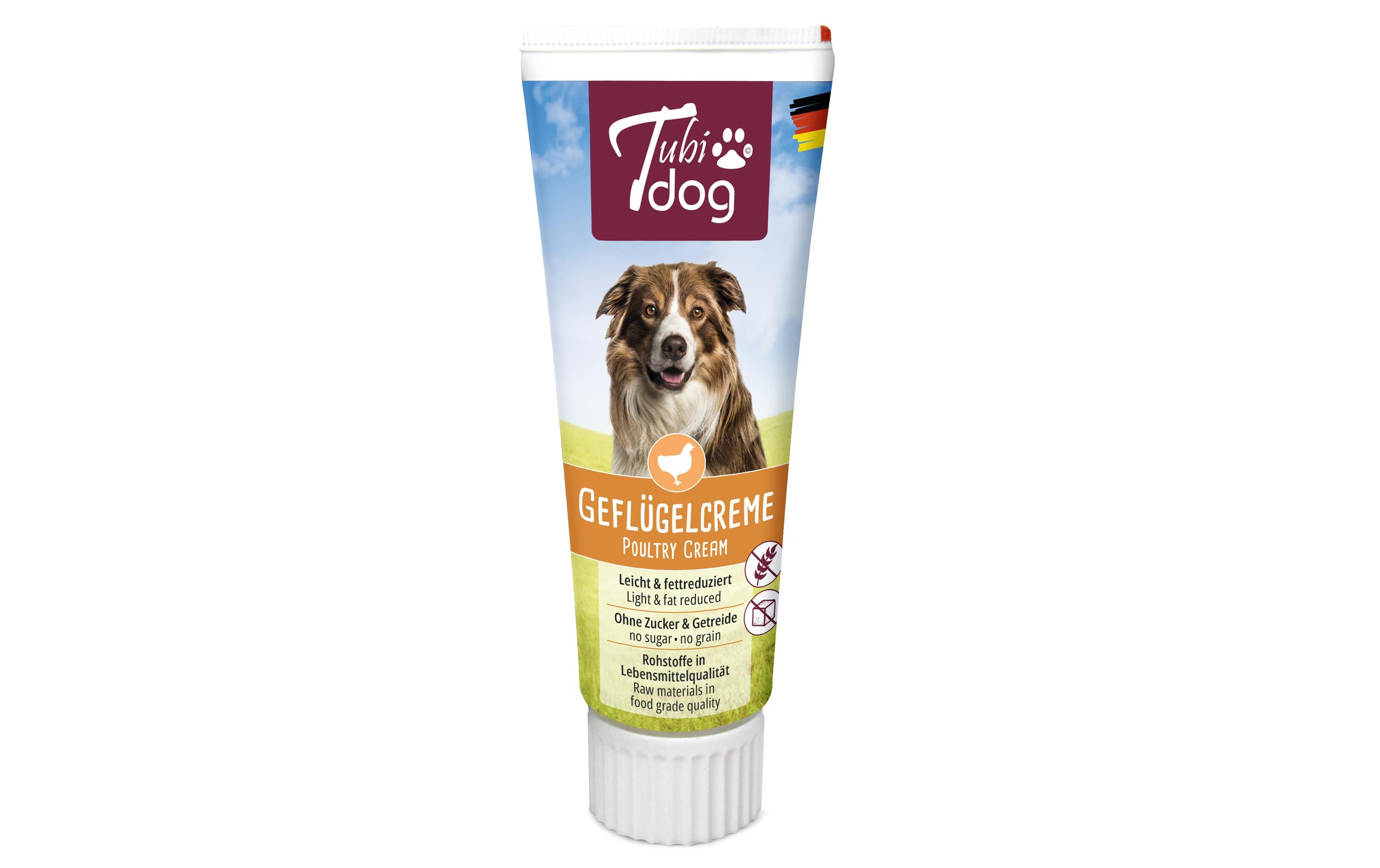 Leckerli Geflügelcreme, 75 gSofter Snack für Hunde
