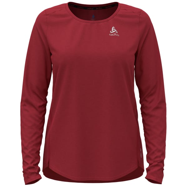 T-shirt running ODLO ZEROWEIGHT CHILL-TECH L/S CREW NECK W AMERICAN BEAUTY