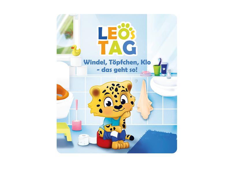 Tonies Hörbuch Leos Tag: Windel, Töpfchen, Klo – das geht s Hörspiel