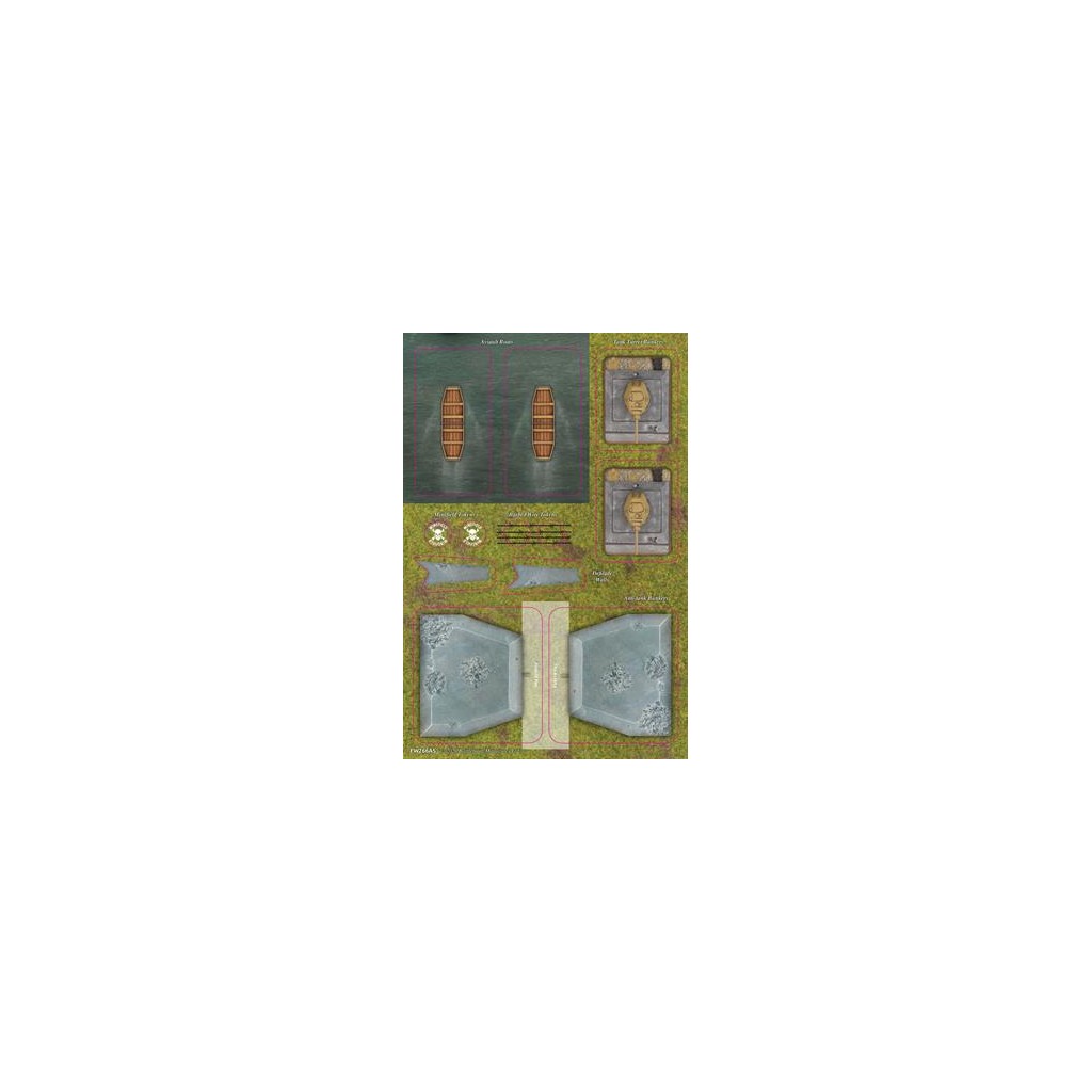 Flames of War - Bagration: River Assault Mission Terrain Pack