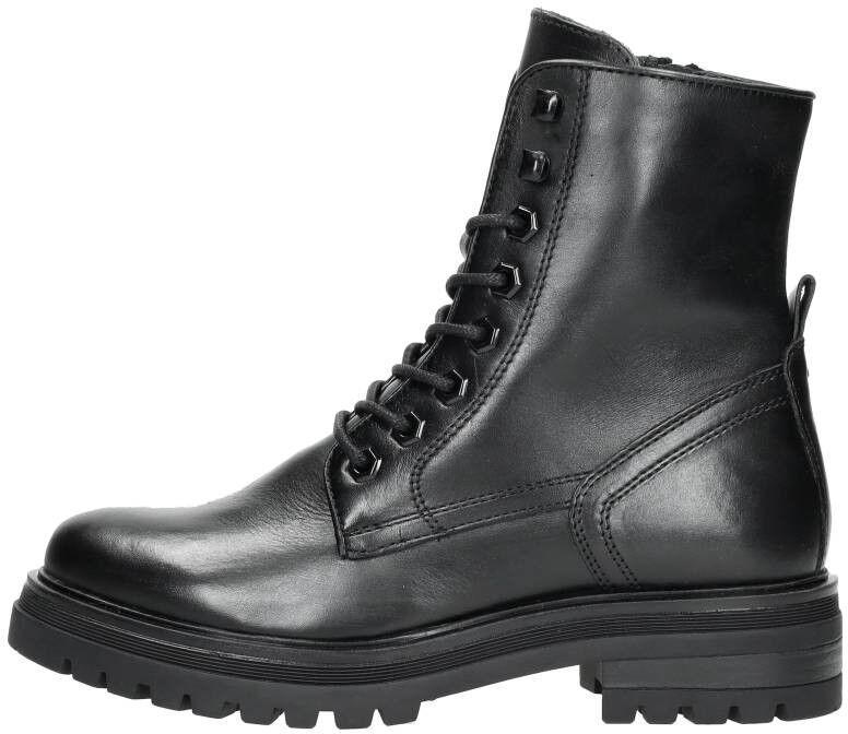 Sub55 Veterschoenen Hoog zwart