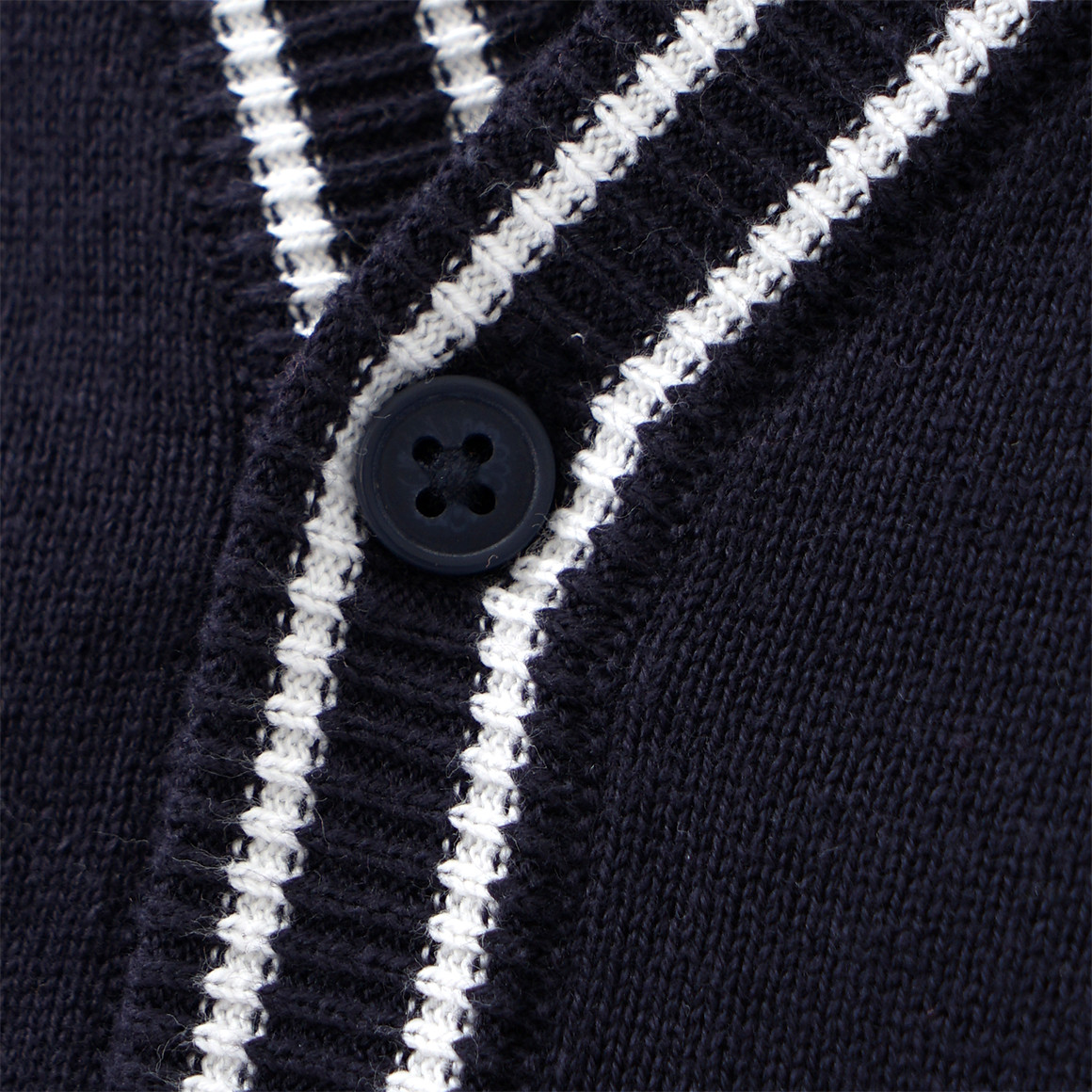 Topomini Baby Strickjacke mit Knopfleiste dunkelblau