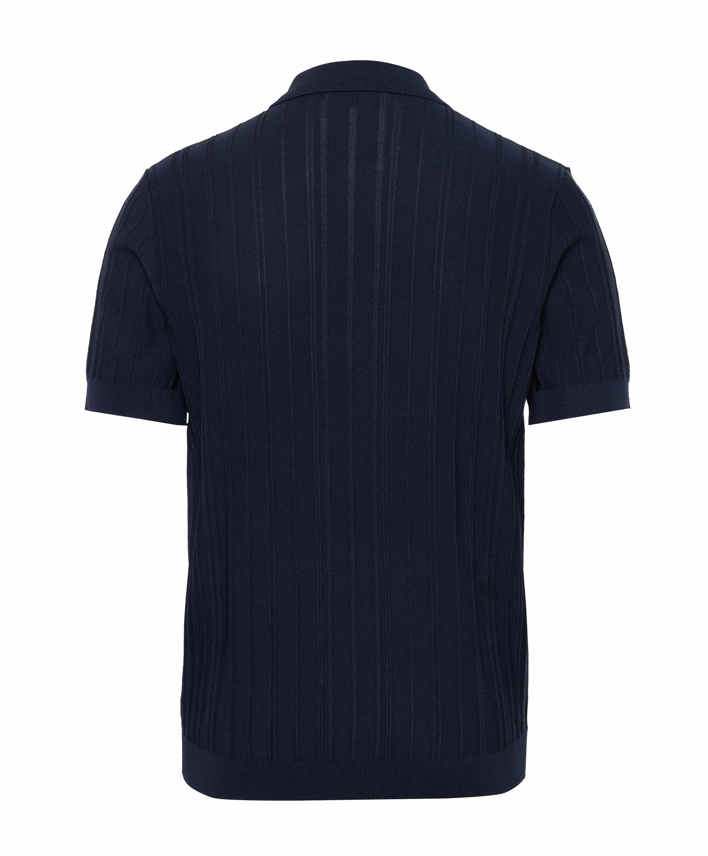 Blue industry Heren polo blauw