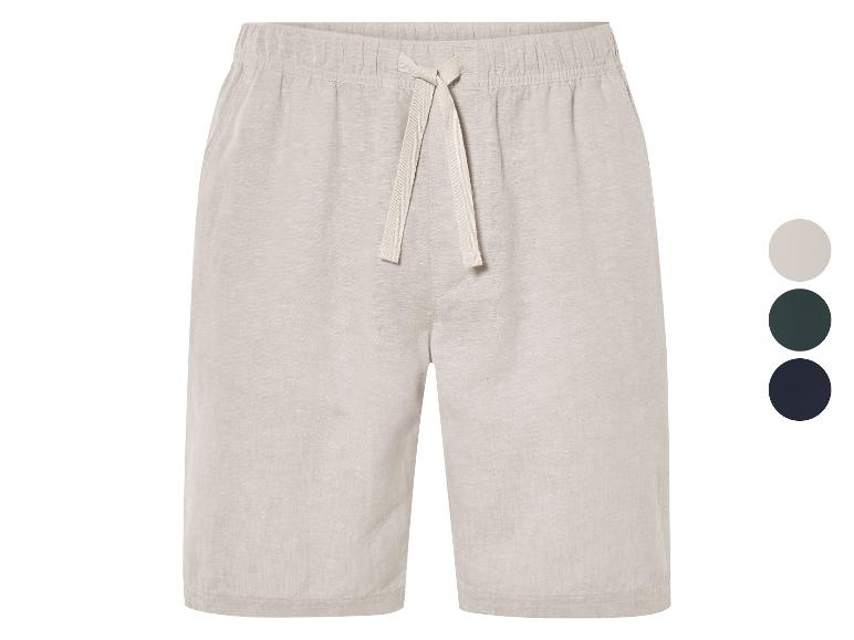 Korte linnen heren broek