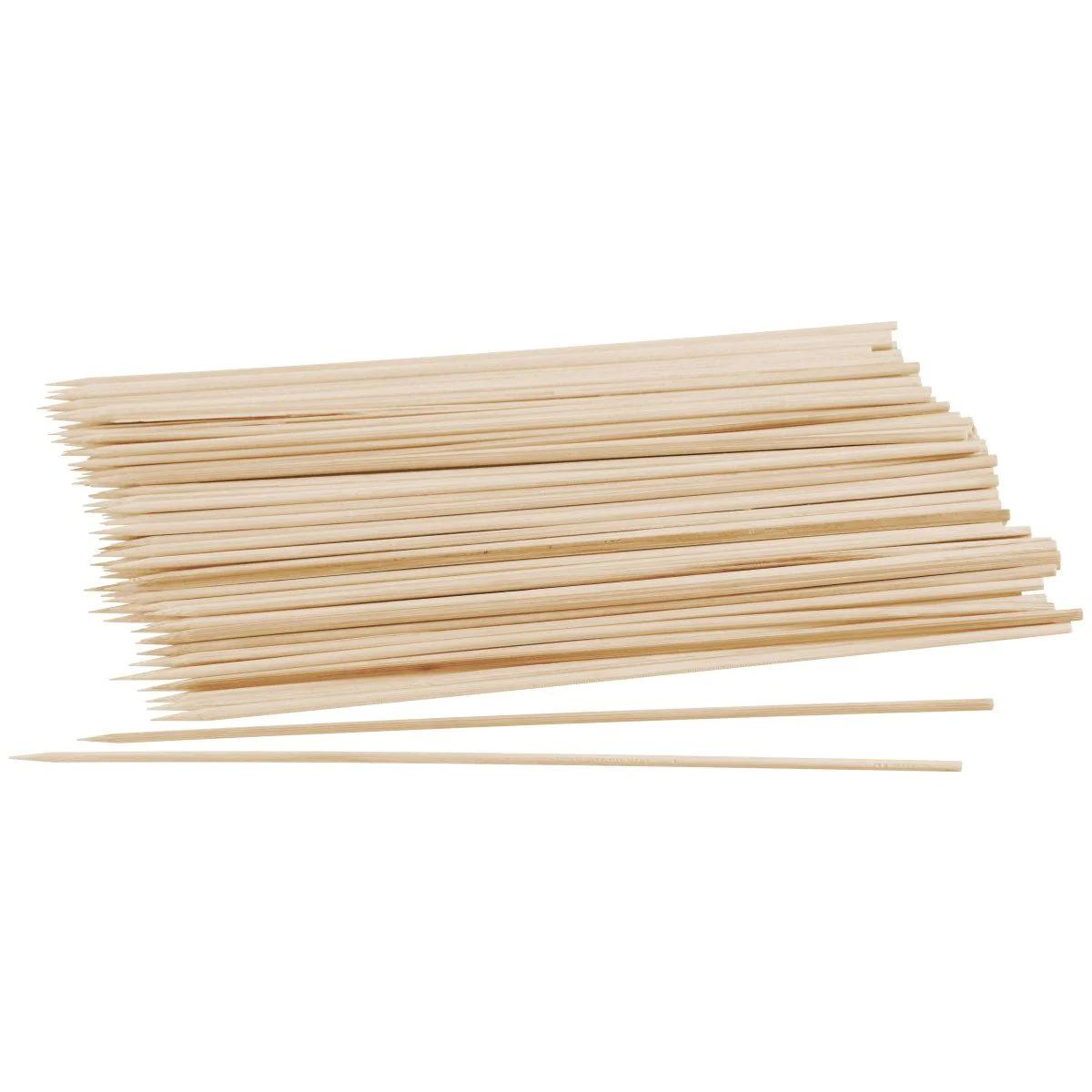 Lot de 50 piques en bois pour brochettes de 25 cm Eco Friendly Fackelm
