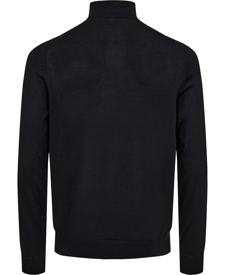 Morris Stockholm Merino John Zip Black