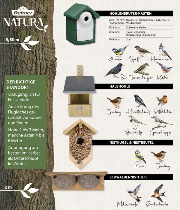Dehner Natura Premium Nistkasten Airin, ca.