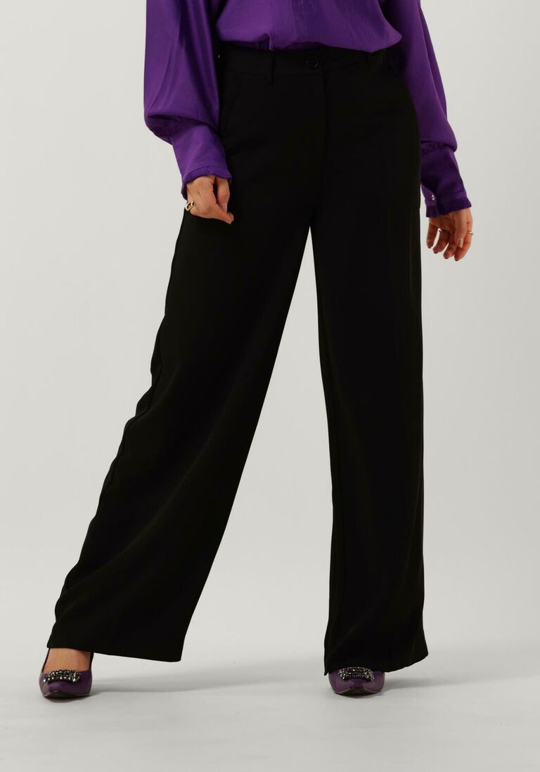 CO\\'COUTURE zwarte co'couture wijde broek celeste wide pant