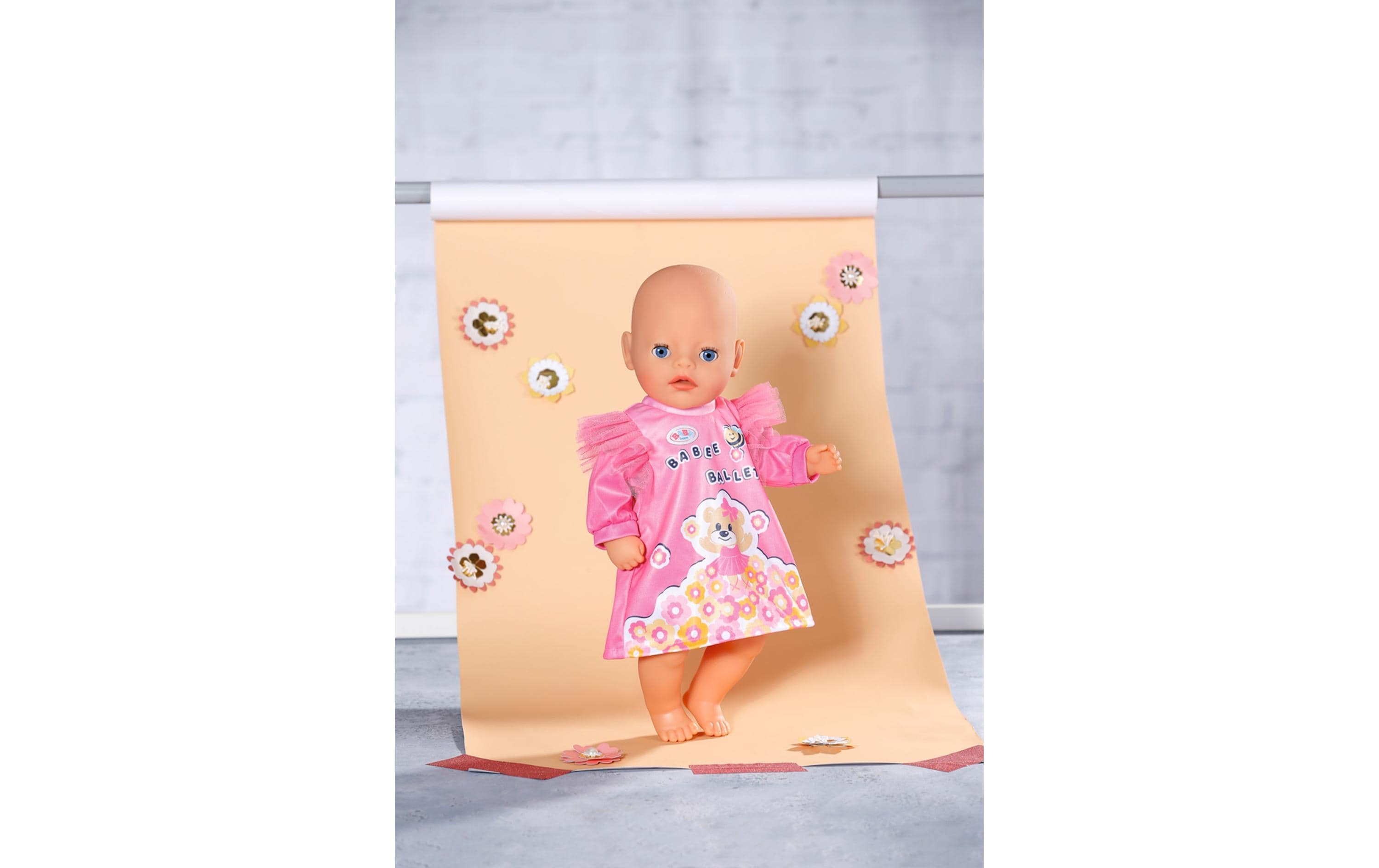 Puppenkleidung Little Kleid 36 cmPuppenoutfit mit Tanzbärchen und Biene