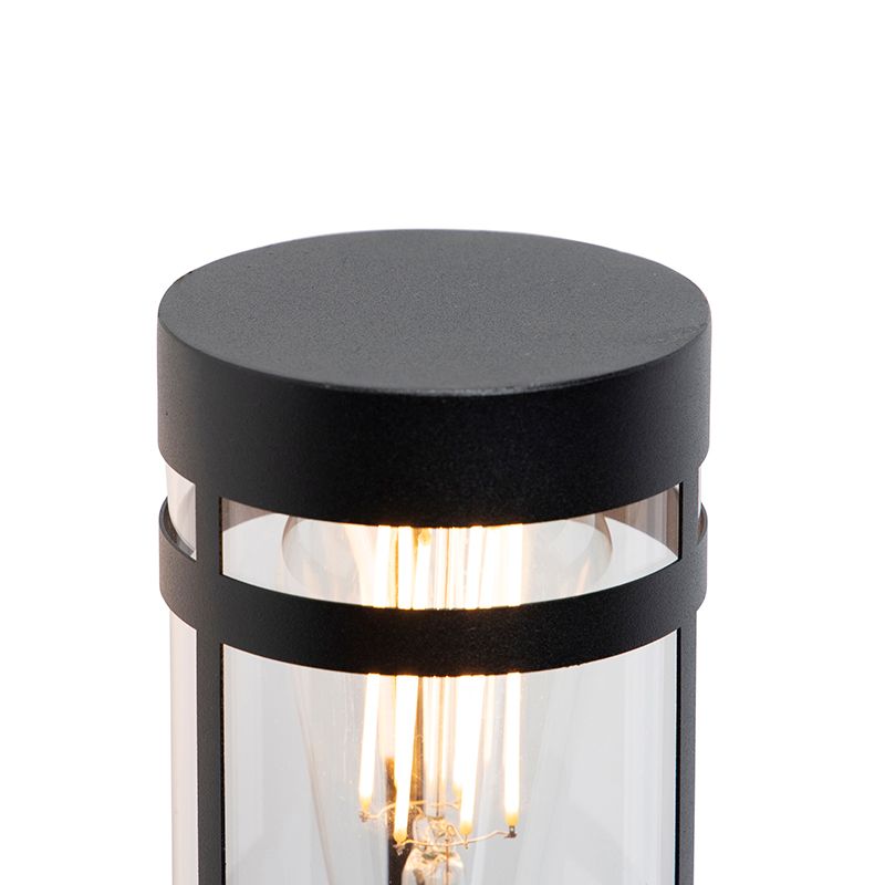 Buitenwandlamp zwart met bewegingssensor IP44 - Gleam