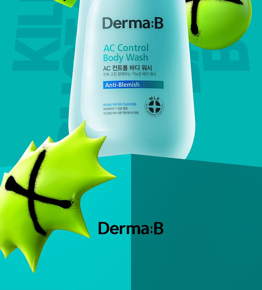 Derma: B - AC Control Body Wash