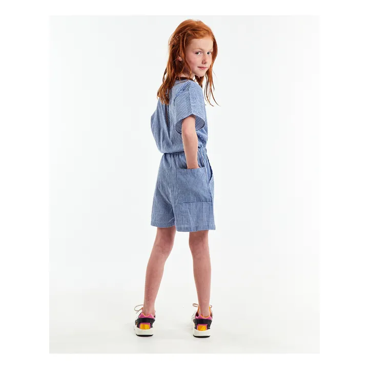 AO76 Combishort Carreaux Youri | Bleu