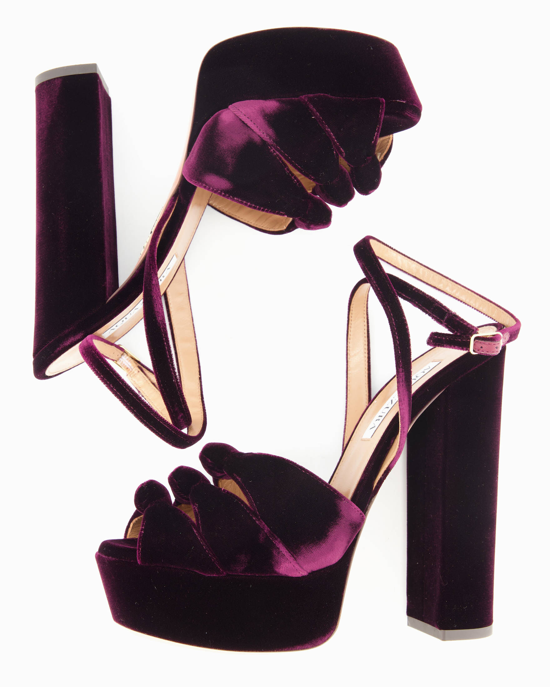 Aquazzura| Damen Plateau-Sandaletten MIRA 140