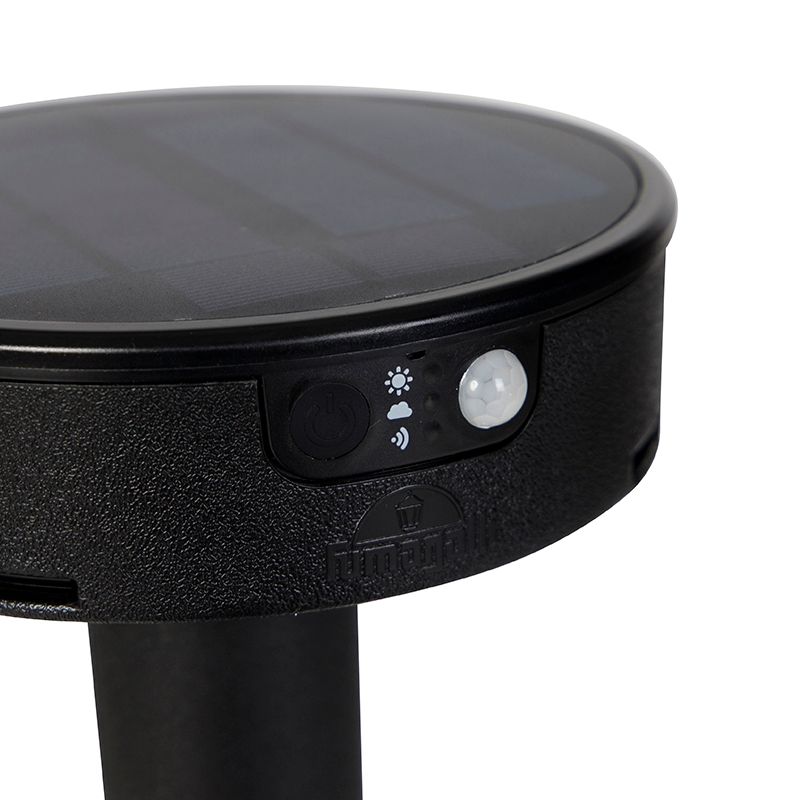 Design prikspot zwart incl. LED en dimmer IP55 solar - Fiorina