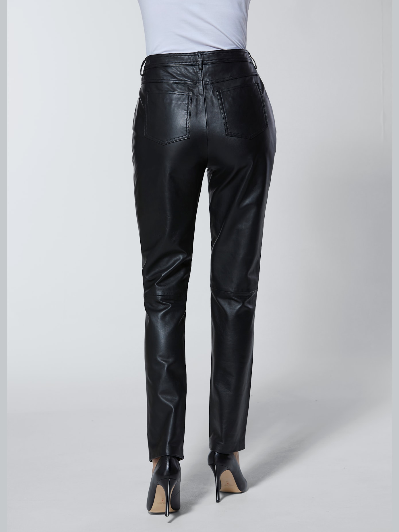 Pantalon cuir agneau nappa pur cuir d'agneau nappa
