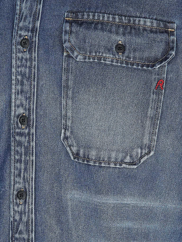 REPLAY Hemd OVERSHIRT DENIM blau