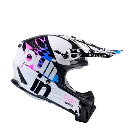 Casque cross Pull-in TRASH 2025 - Blanc