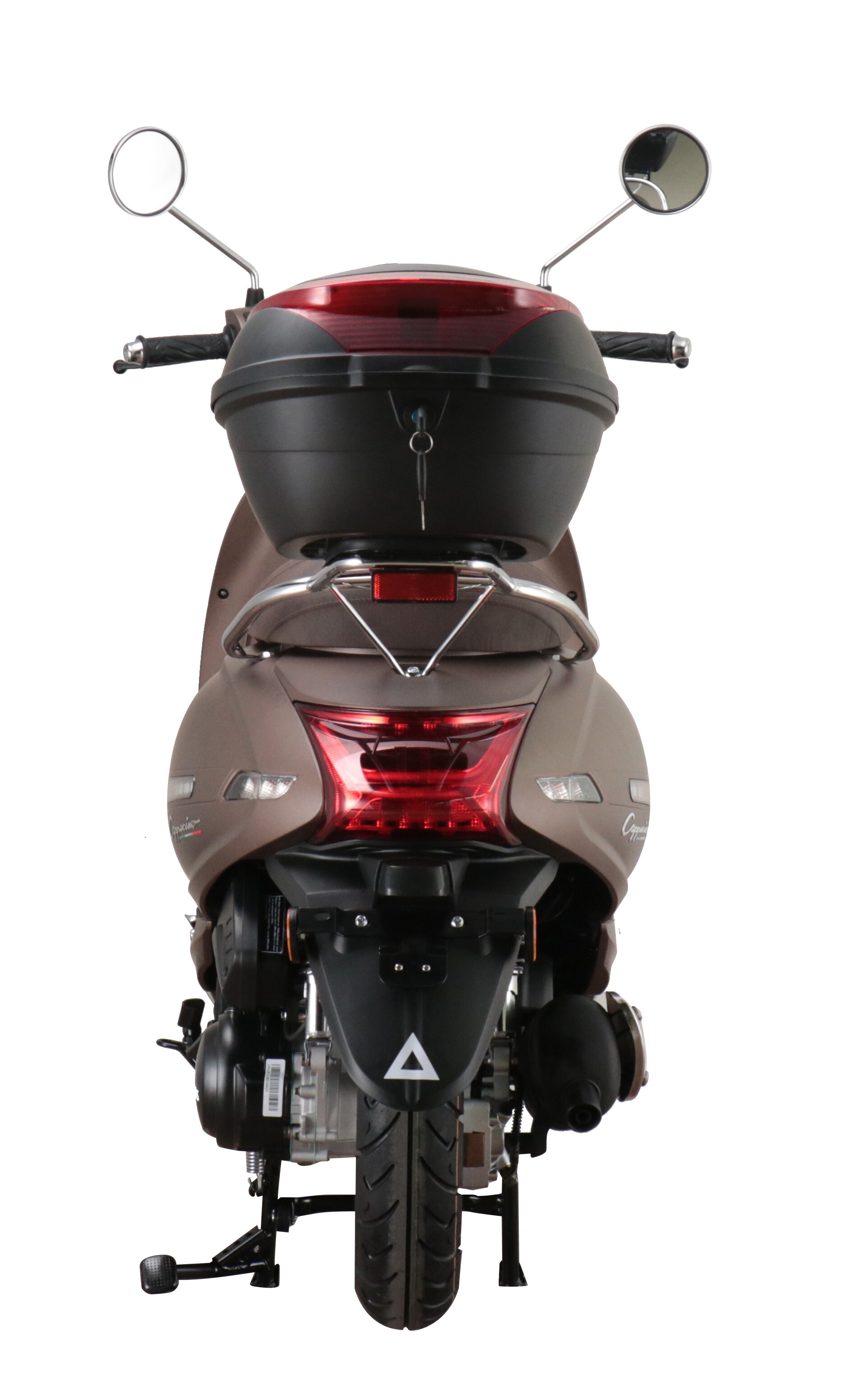 Alpha Motors Motorroller Cappucino 125 ccm 85 km/h EURO 5 mattbraun inkl. Topcase