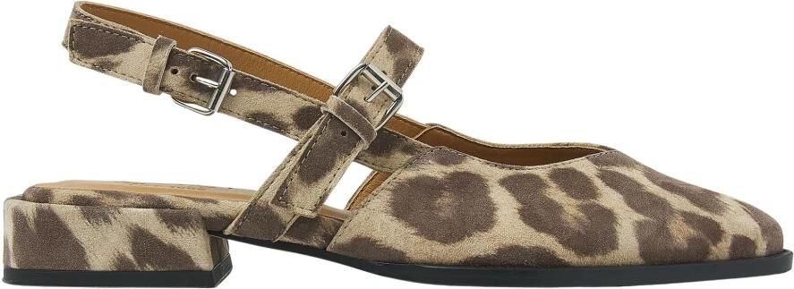 VIA VAI Slingbacks Dames Jazz Valerie Maat: 42 Materiaal: Suède Kleur: Beige