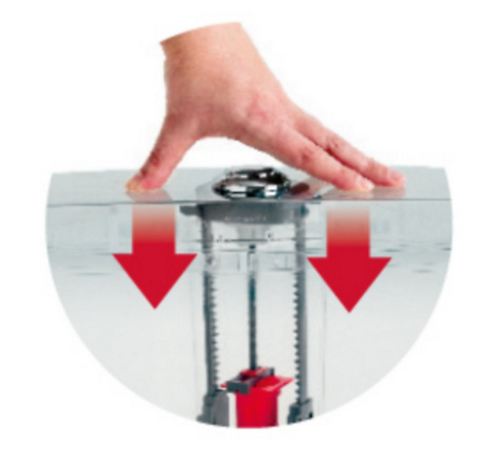 Mécanisme de chasse d'eau + robinet latéral Wirquin Jolyfill One