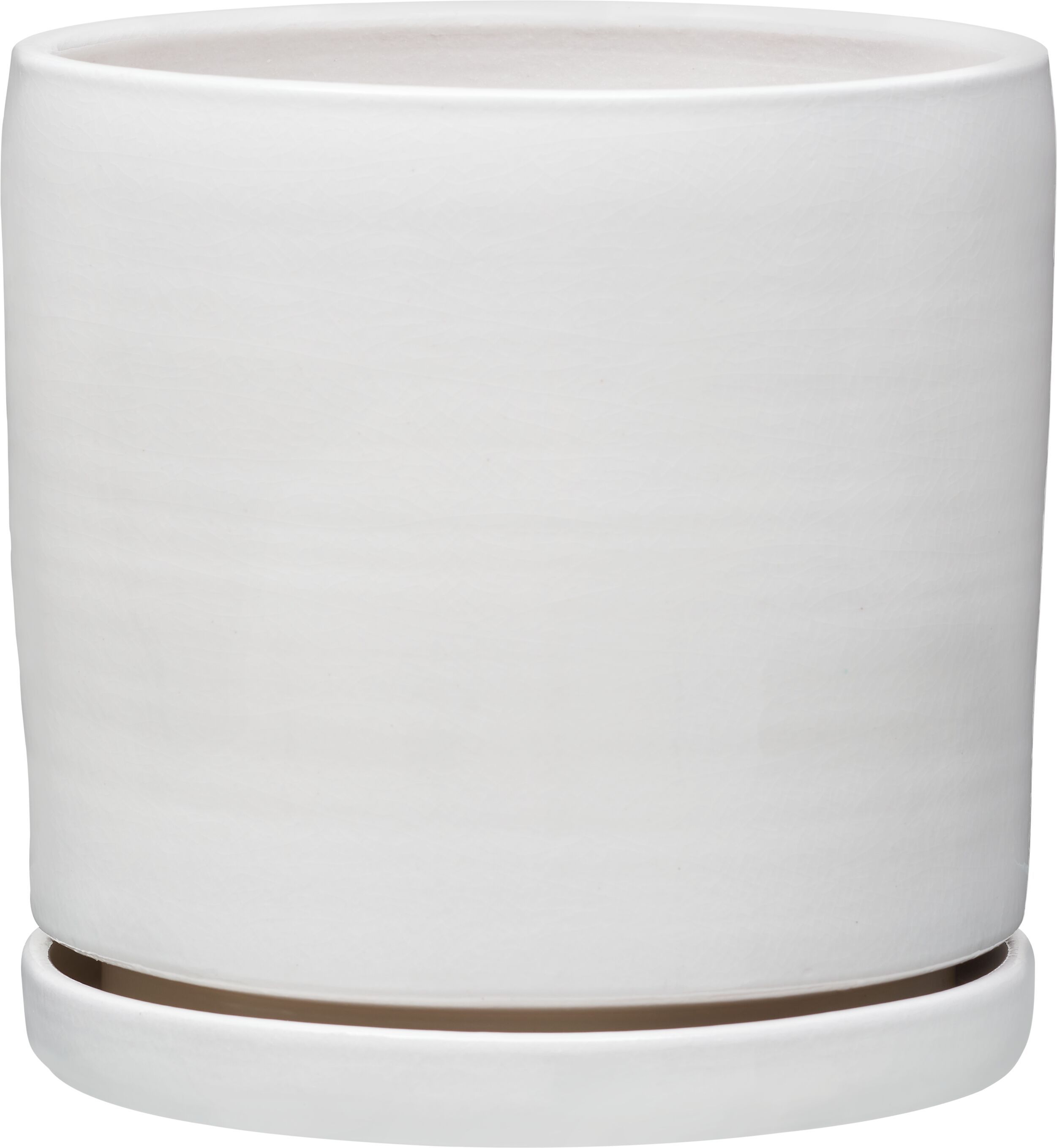 SU AMAYA Topf weiss 24x23cm - Weiss / H: 23.0 cm