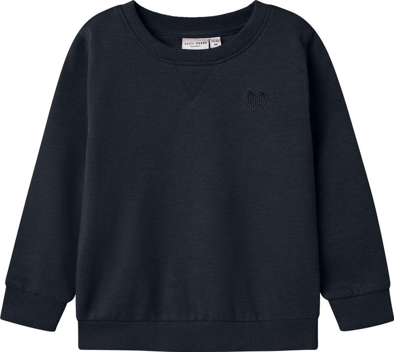 NAME IT - NMFVIMA LS SWEAT BRU NOOS - Sweatshirt - Geborstelde Stof - Meisjes
