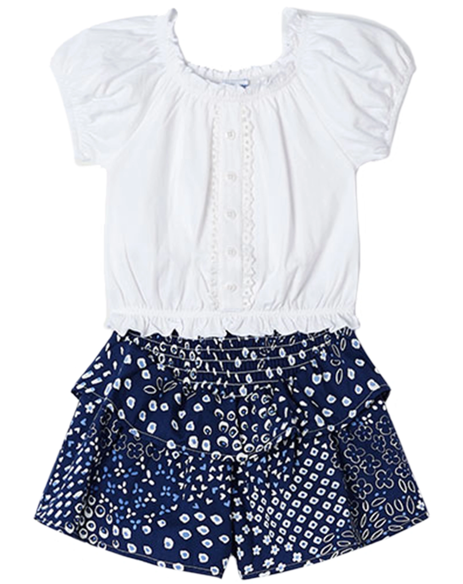 Hosenrock SET CHLOE mit Bluse in tinte