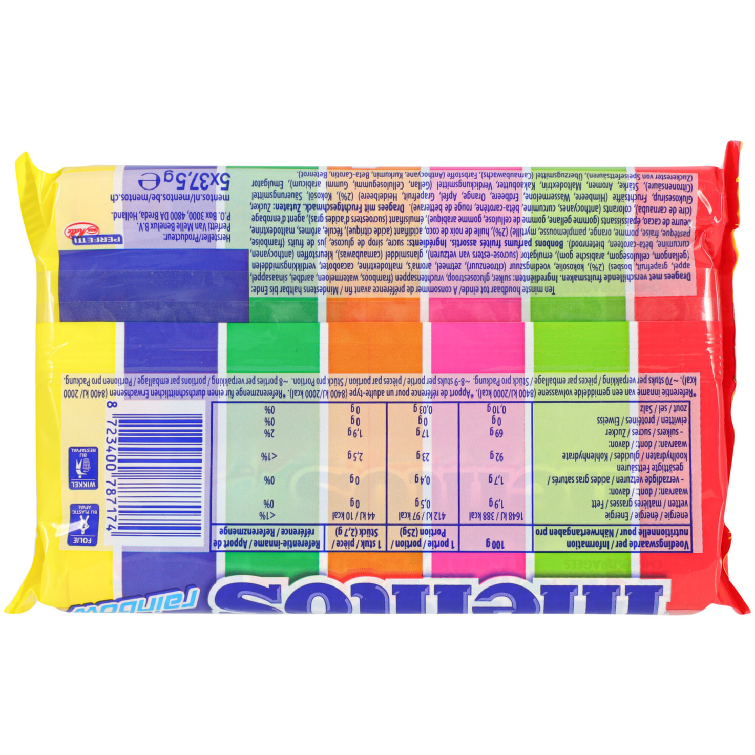 Mentos Rainbow 5xRoll