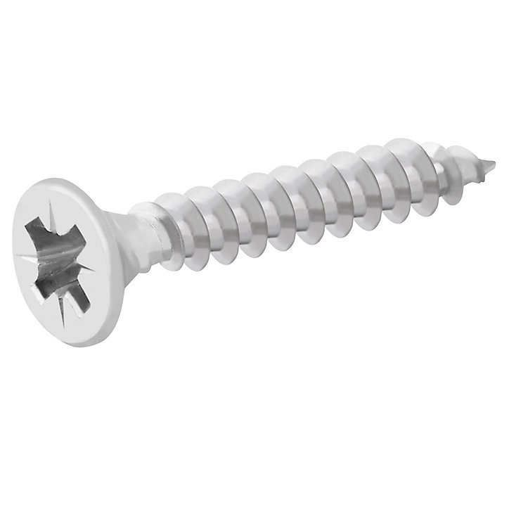 Vis à bois en acier inoxydable A4 pozidriv 3.5x25 mm - 20 pièces