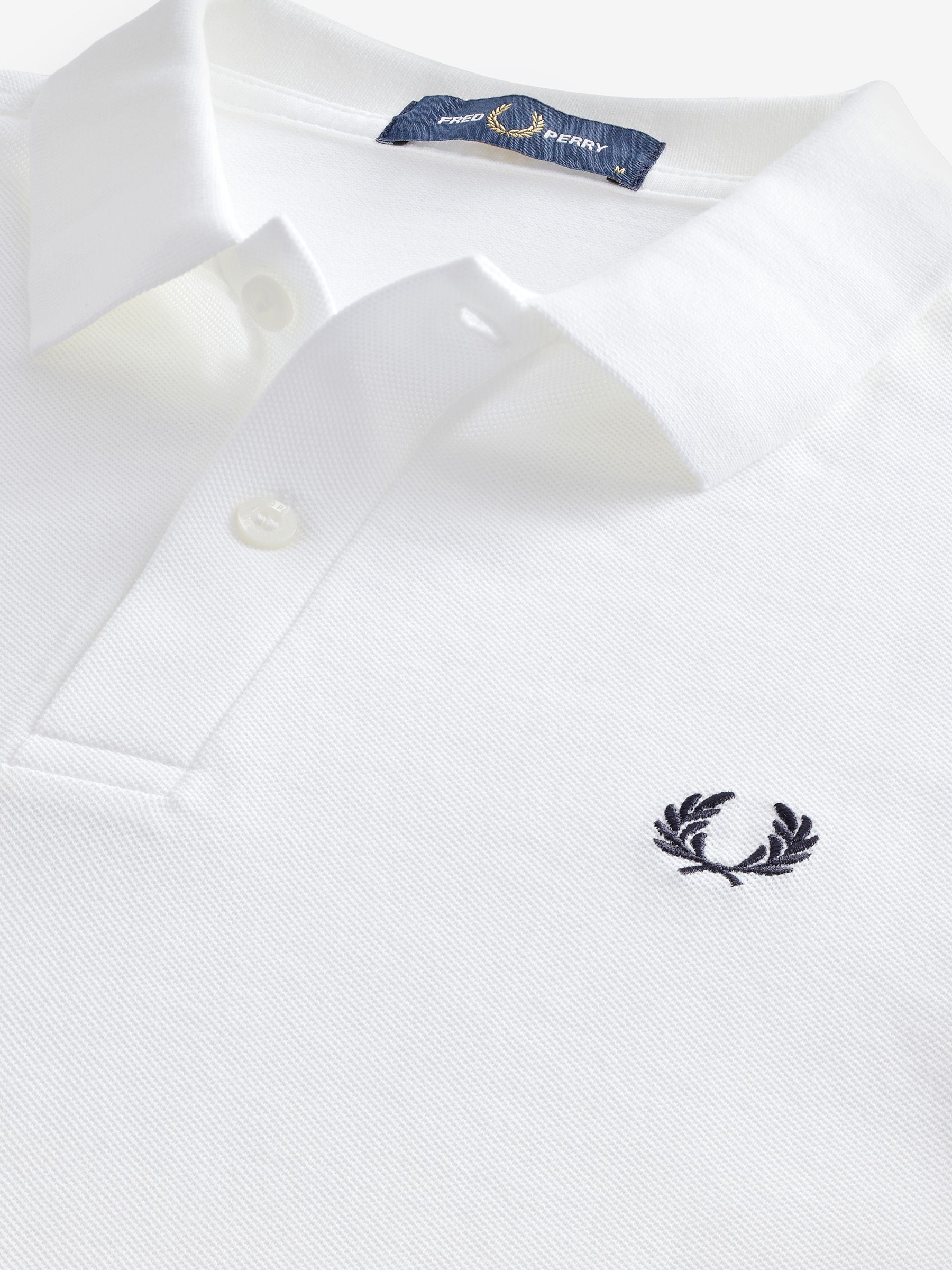 Wit - Fred Perry-poloshirt