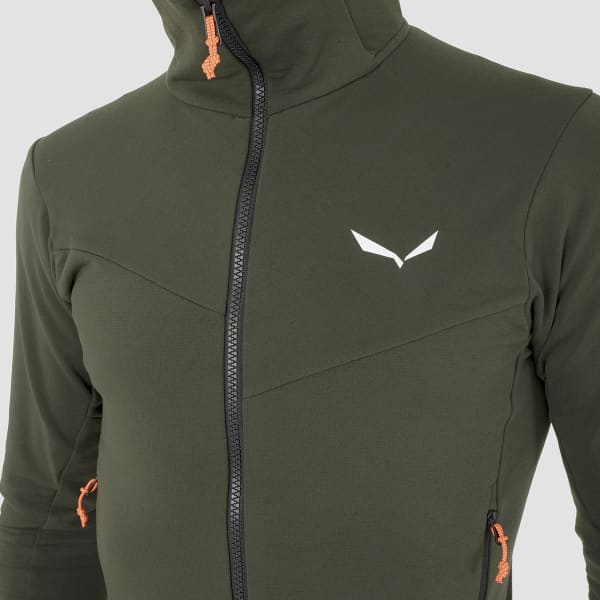 Veste polaire ski rando SALEWA SELLA MERINO HD JKT M DARK OLIVE