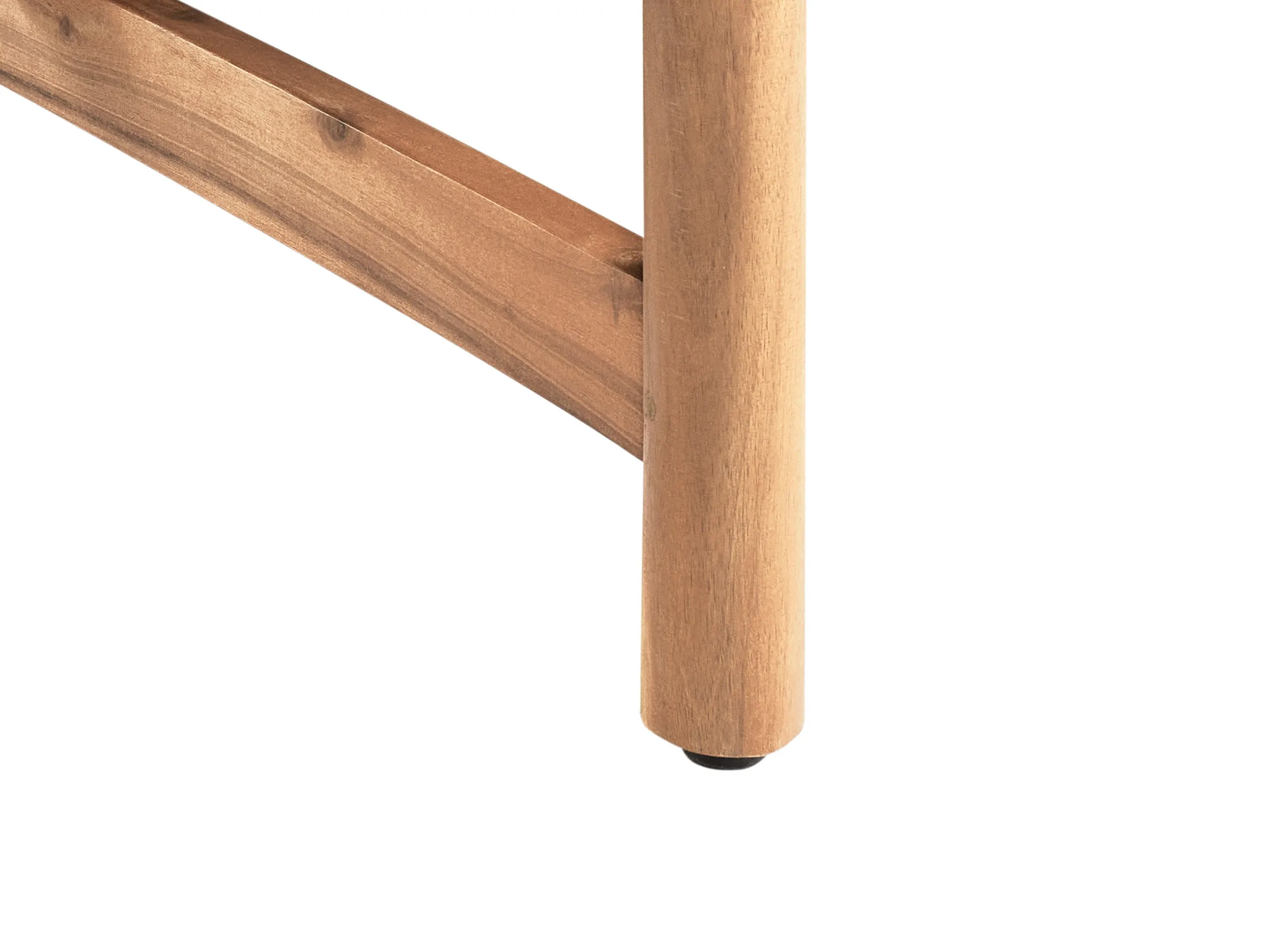 Tuinbank met zitkussen GIAVENO 210 cm Acaciahout Gebroken wit
