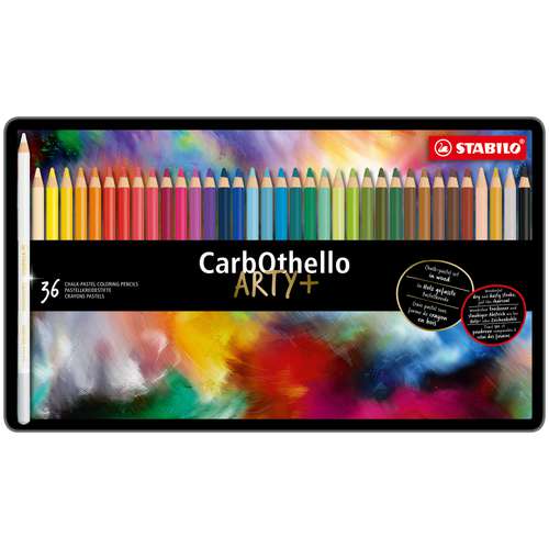 STABILO® CarbOthello ARTY  Pastellstifte, Metalletuis