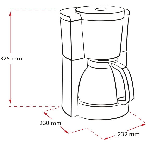 LOOK® Selection|Filterkaffeemaschine Weiß