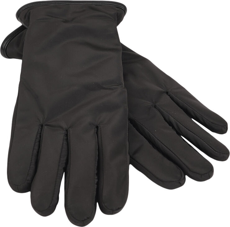 Lovelies SANDRIA - WARM NYLON GLOVES WITH FLEECE LINING Black