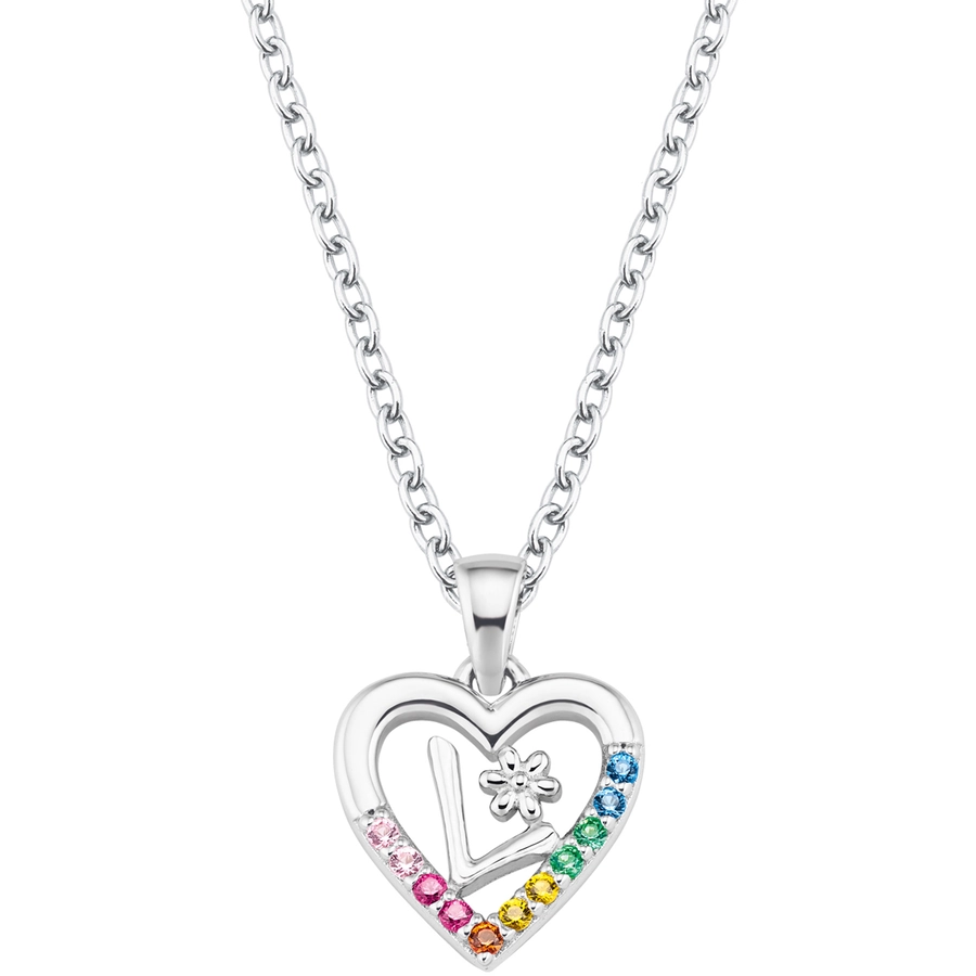 Prinzessin Lillifee Silber Kinder-Halskette Herz L silver