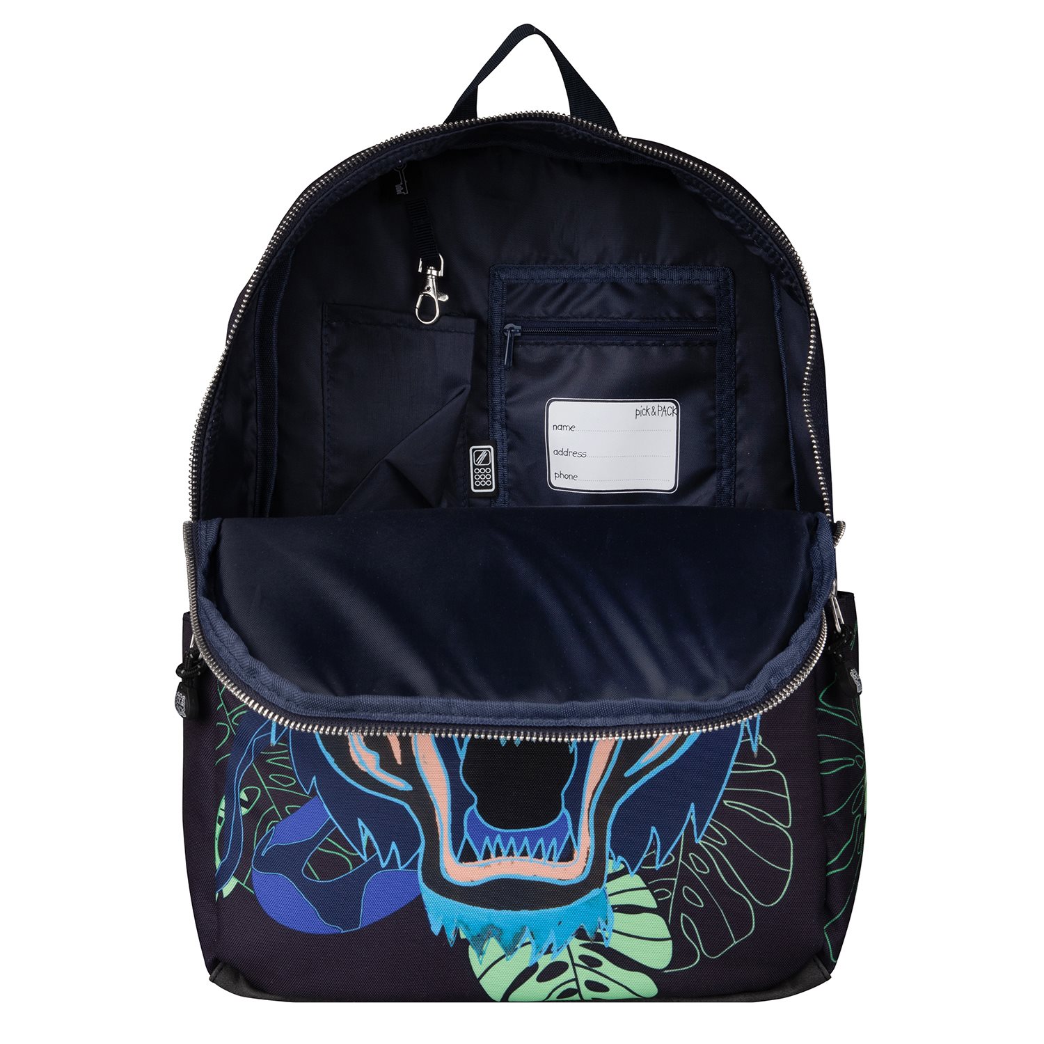 Pick & Pack Dangerous Cat AOP Backpack L carbon