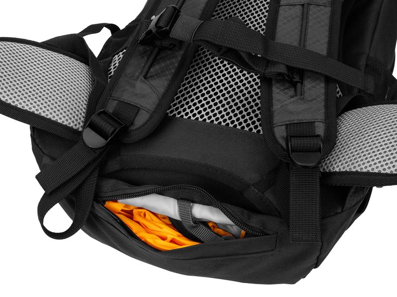KOOR Wanderrucksack Moorgins 20 l, Schwarz Funktionaler und bequemer Bergrucksack für das ganze Jahr
